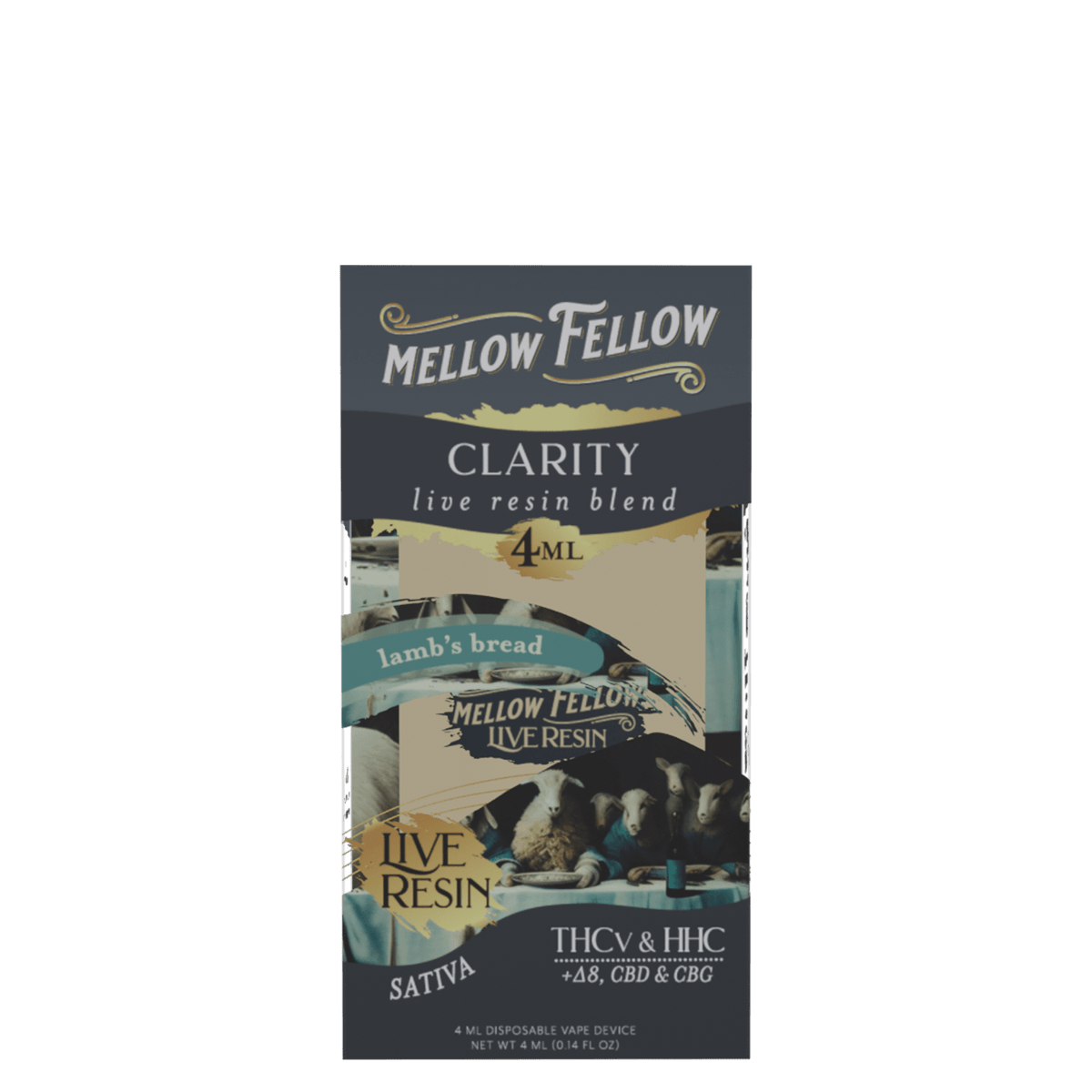 MELLOW FELLOW 4ML LIVE RESIN DISPOSABLE VAPE