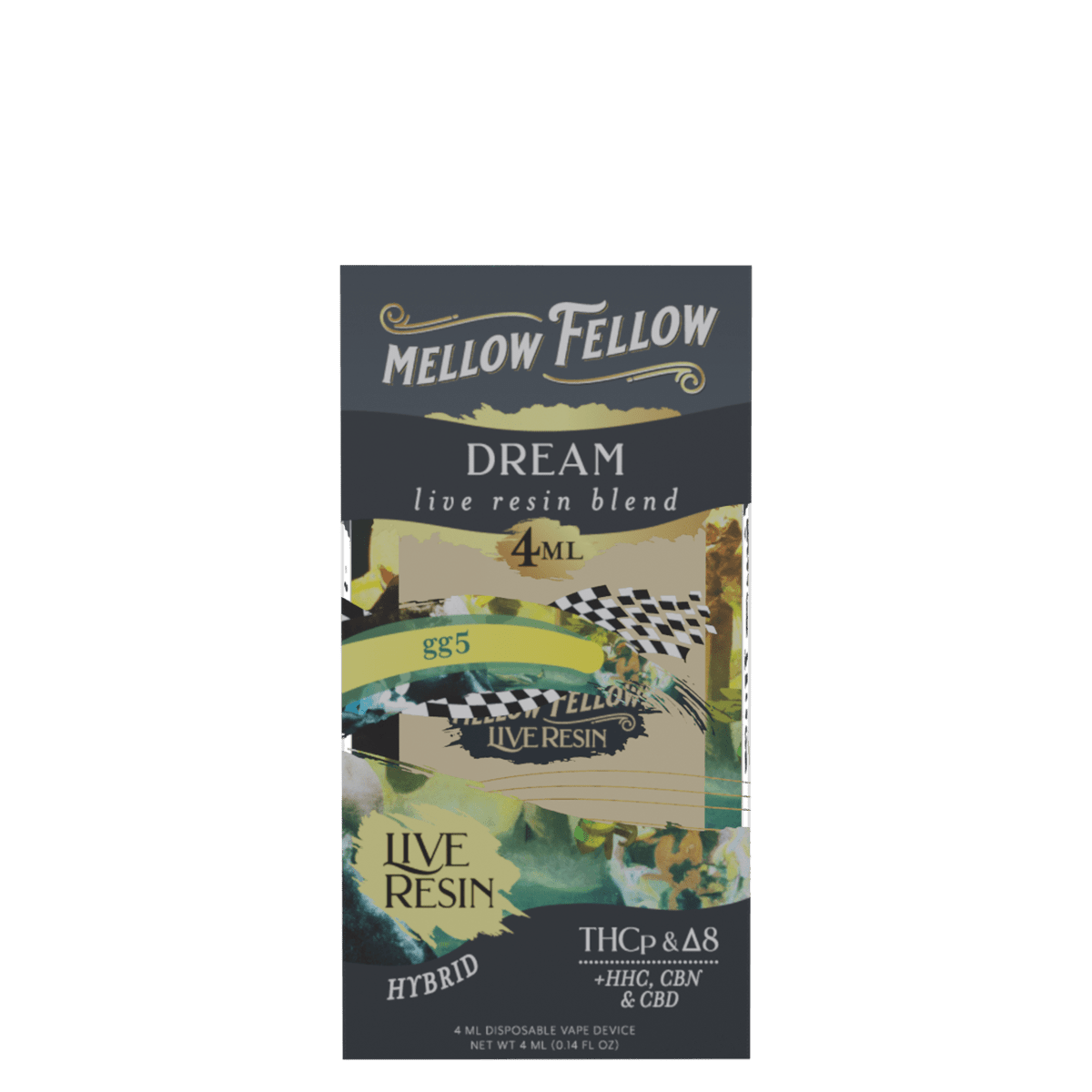 MELLOW FELLOW 4ML LIVE RESIN DISPOSABLE VAPE