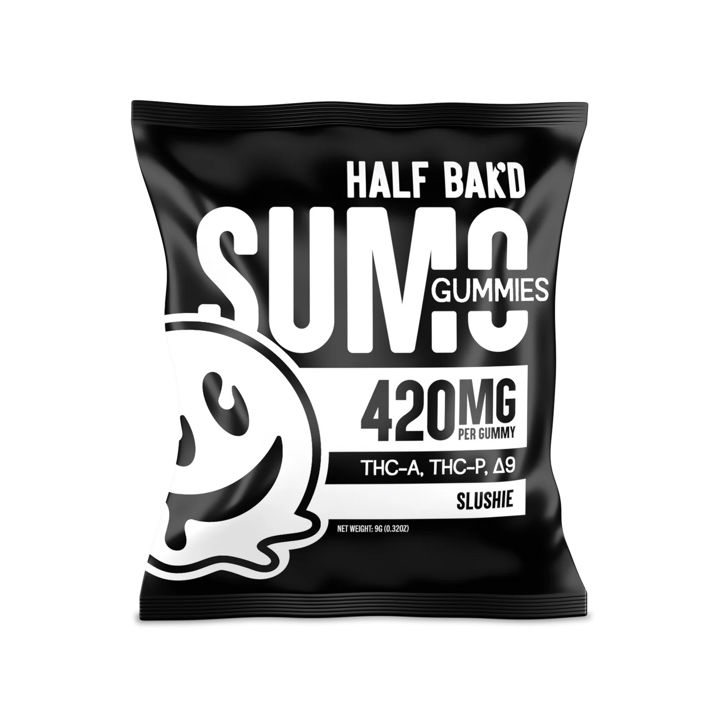 Half Bak'd - Sumo Gummies (THC-A + THC-P) - Delta Gummies (420mg x 2 Gummies)
