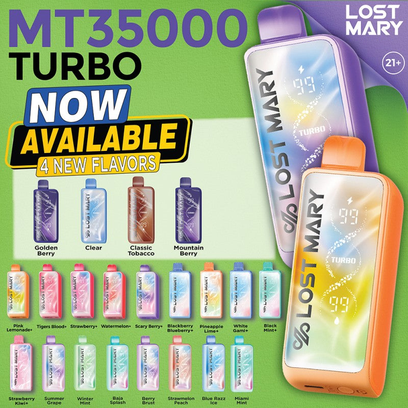 Lost Mary MT35000 Turbo Disposable 5% (Display Box of 5) Texas Complaint