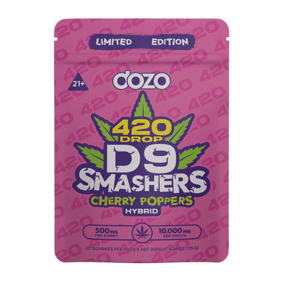 DOZO D9 SMASHERS GUMMIES 10000MG/20CT/5PK