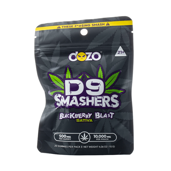 DOZO D9 SMASHERS GUMMIES 10000MG/20CT/5PK