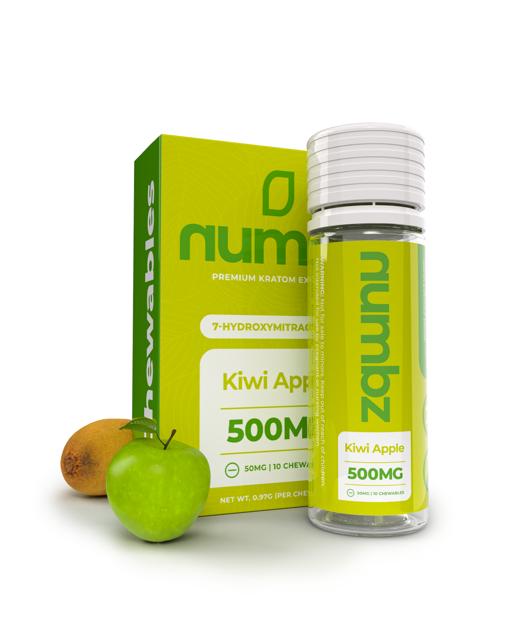 NUMBZ 7 HYDROXY KRATOM TABLETS 50MG/10CT/5PK