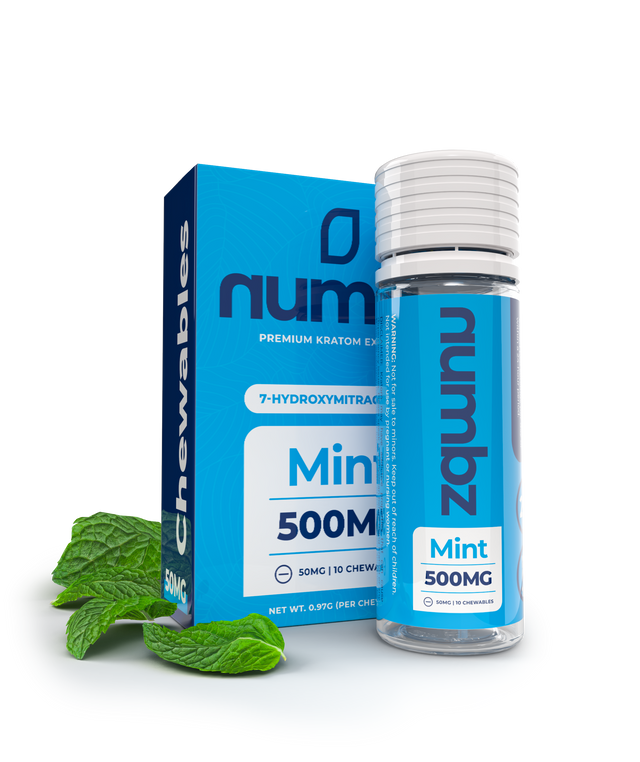 NUMBZ 7 HYDROXY KRATOM TABLETS 50MG/10CT/5PK