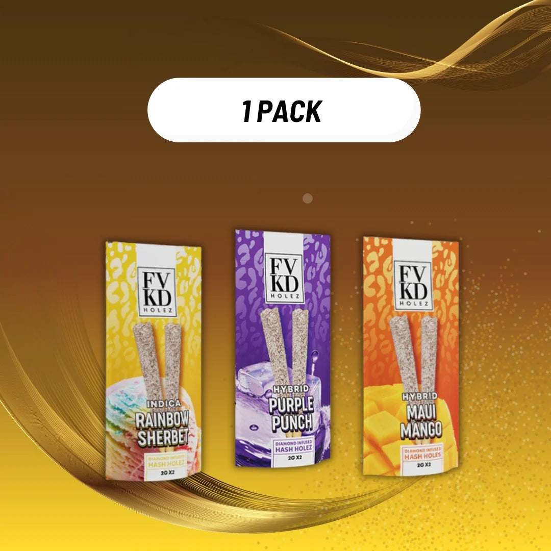 FVKD DIAMOND INFUSED HASH HOLE PREROLL 2G