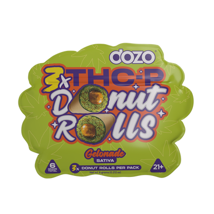 Dozo THC-P Donut Rolls - 3 ct
