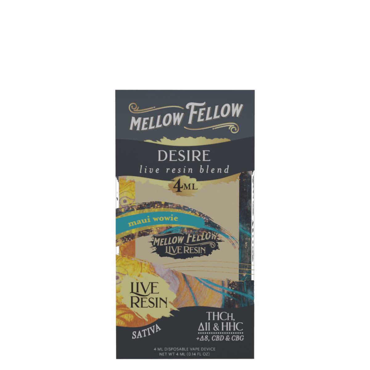 MELLOW FELLOW 4ML LIVE RESIN DISPOSABLE VAPE