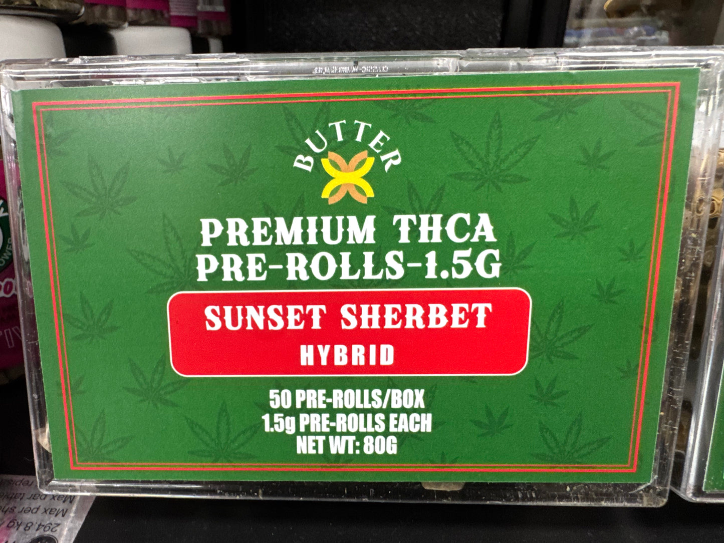 Butter Premium THCA Pre-Rolls 1.5g