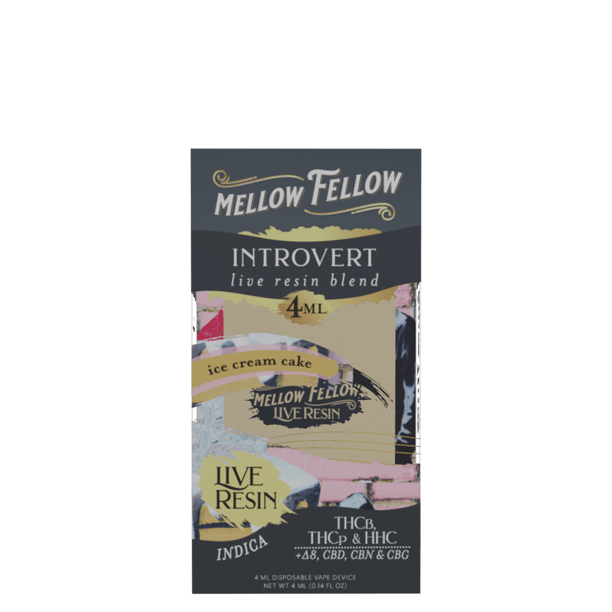 MELLOW FELLOW 4ML LIVE RESIN DISPOSABLE VAPE
