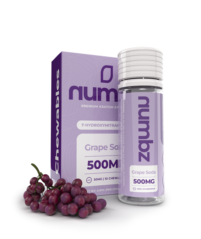 NUMBZ 7 HYDROXY KRATOM TABLETS 50MG/10CT/5PK