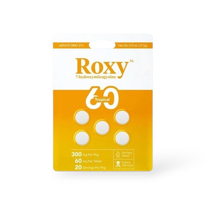 ROXY XL 7 HYDROXY KRATOM TABLETS 60MG/5CT/10PK