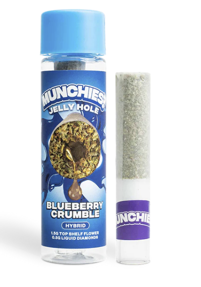 MUNCHIES JELLY HOLE THC-A DIAMOND PRE ROLLS 2GM/10CT/PK