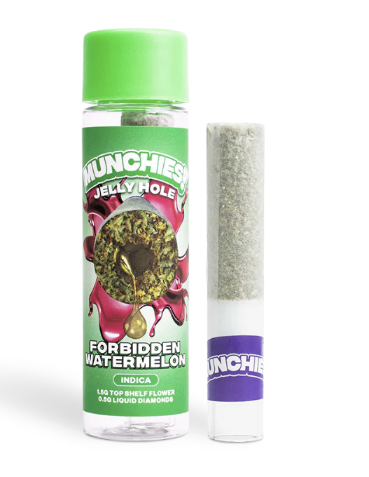 MUNCHIES JELLY HOLE THC-A DIAMOND PRE ROLLS 2GM/10CT/PK
