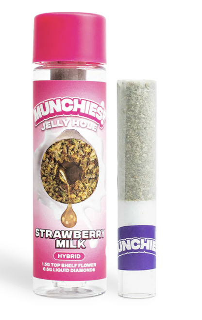 MUNCHIES JELLY HOLE THC-A DIAMOND PRE ROLLS 2GM/10CT/PK
