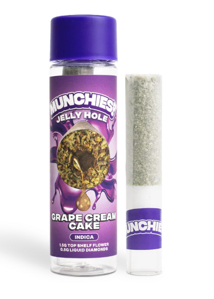 MUNCHIES JELLY HOLE THC-A DIAMOND PRE ROLLS 2GM/10CT/PK