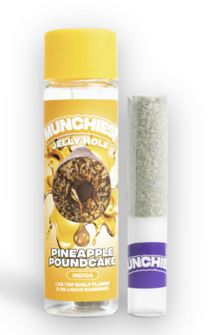 MUNCHIES JELLY HOLE THC-A DIAMOND PRE ROLLS 2GM/10CT/PK