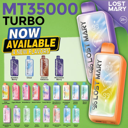Lost Mary MT35000 Turbo Disposable 5% (Display Box of 5) Texas Complaint