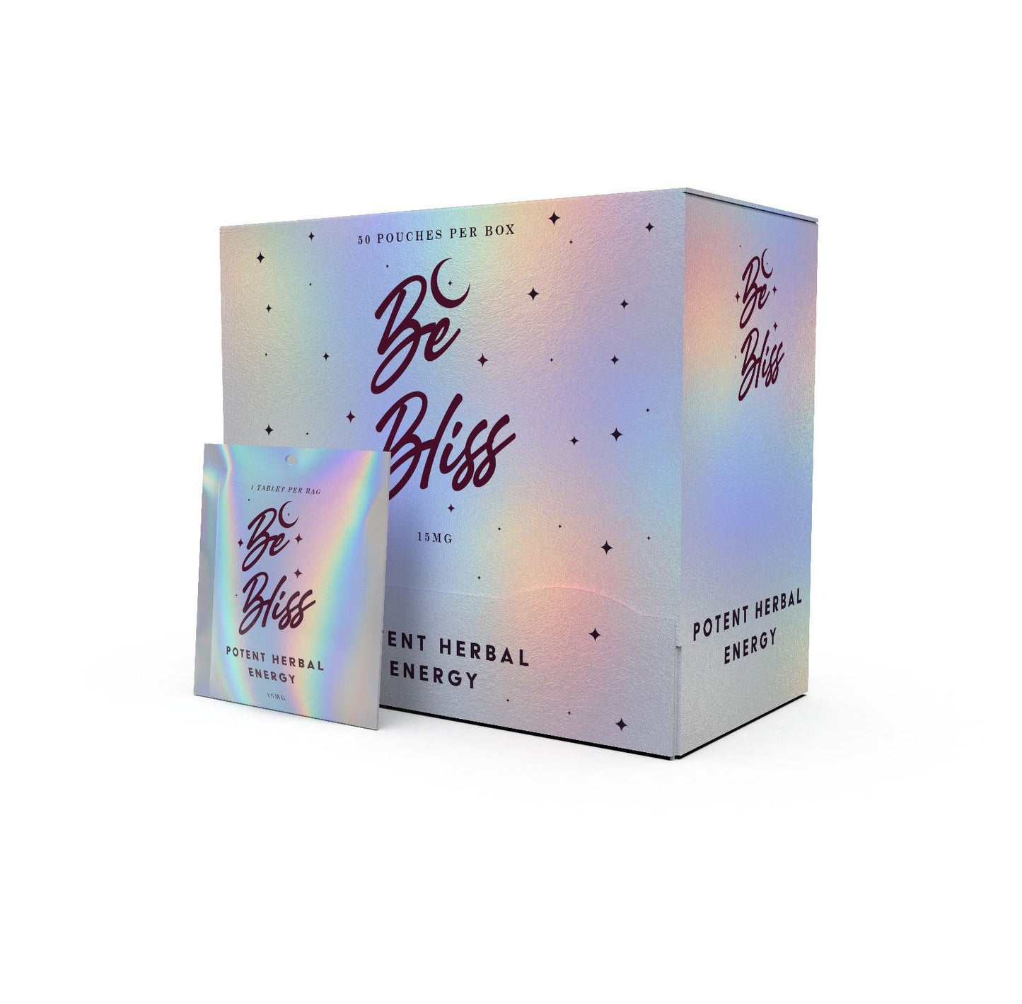 BE BLISS HERBAL ENERGY TABLETS 15MG/1CT/50PK