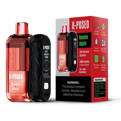 X-Posed 35K Disposable Full Kit 5% (Display Box of 5)  MADE IN MALAYSIA