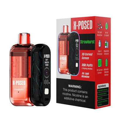 X-Posed 35K Disposable Full Kit 5% (Display Box of 5)  MADE IN MALAYSIA