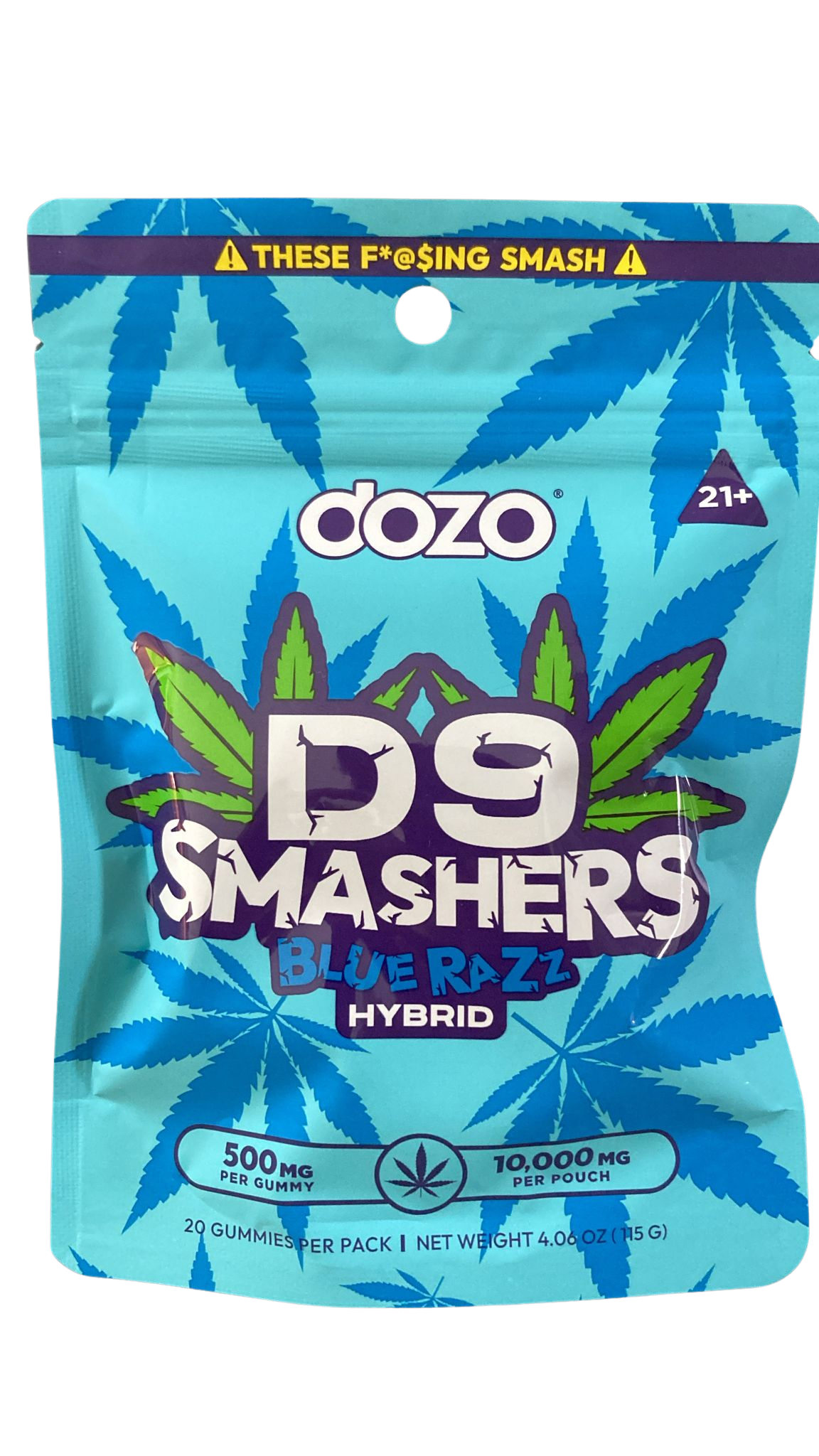 DOZO D9 SMASHERS GUMMIES 10000MG/20CT/5PK