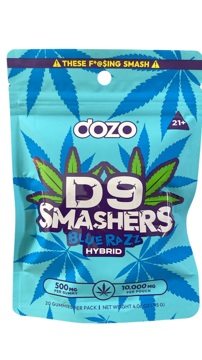 DOZO D9 SMASHERS GUMMIES 10000MG/20CT/5PK