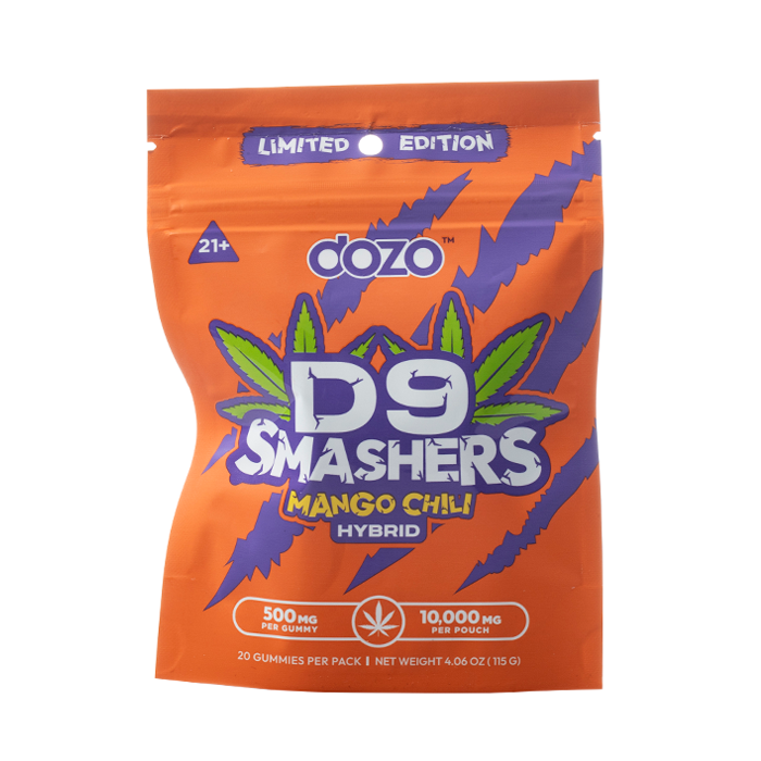 DOZO D9 SMASHERS GUMMIES 10000MG/20CT/5PK