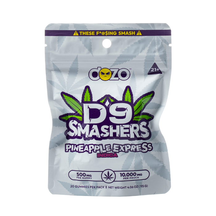 DOZO D9 SMASHERS GUMMIES 10000MG/20CT/5PK