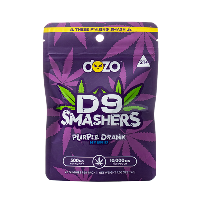 DOZO D9 SMASHERS GUMMIES 10000MG/20CT/5PK