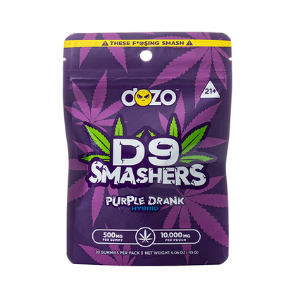 DOZO D9 SMASHERS GUMMIES 10000MG/20CT/5PK