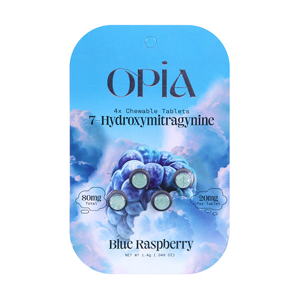 Opia - 7-Hydroxymitragynine Tablets (20mg x 4ct) - Kratom Capsules (Single)